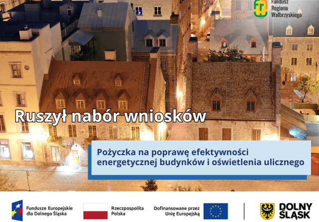 Pożyczki na poprawę efektywności energetycznej budynków i oświetlenia ulicznego