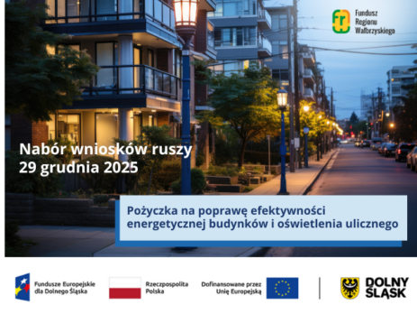 Pożyczki na poprawę efektywności energetycznej budynków i oświetlenia ulicznego