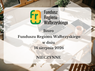 Organizacja biura w dniu 14 sierpnia 2026